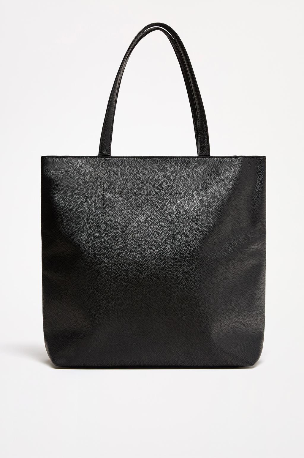 Dokulu tote çanta