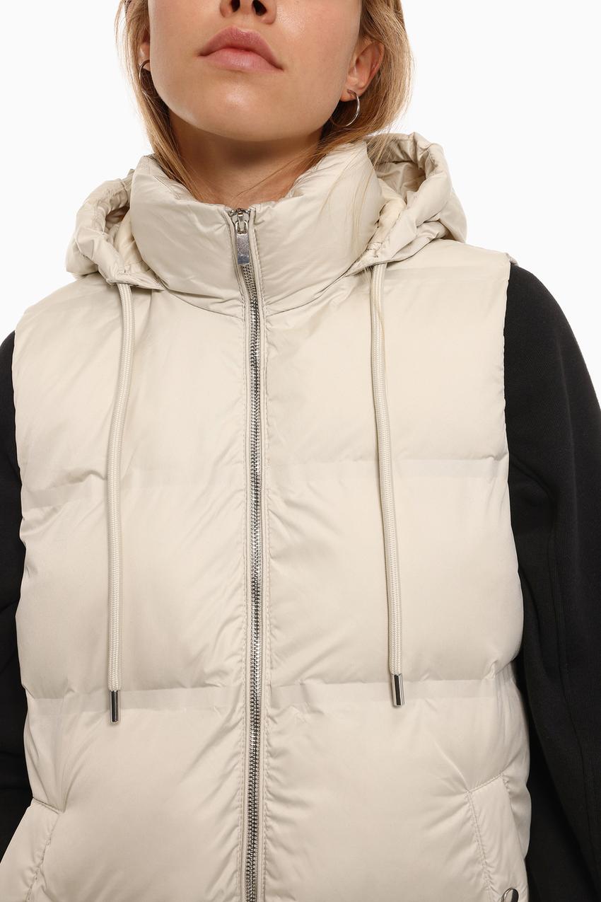 Lefties Chalecos Acolchados Largos De Mujer Lefties Shop Lefties