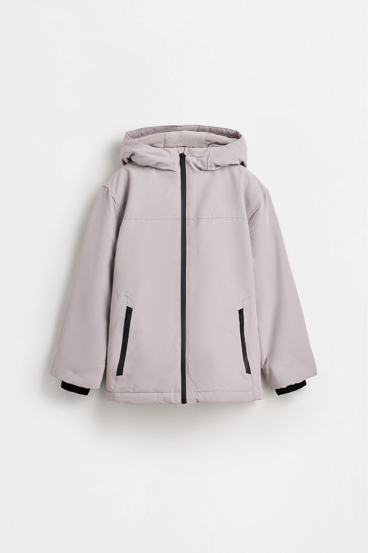 Quilted windbreaker — PALE GREY