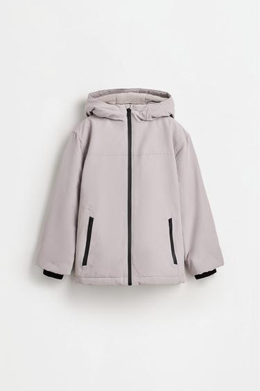 Quilted windbreaker — PALE GREY 1