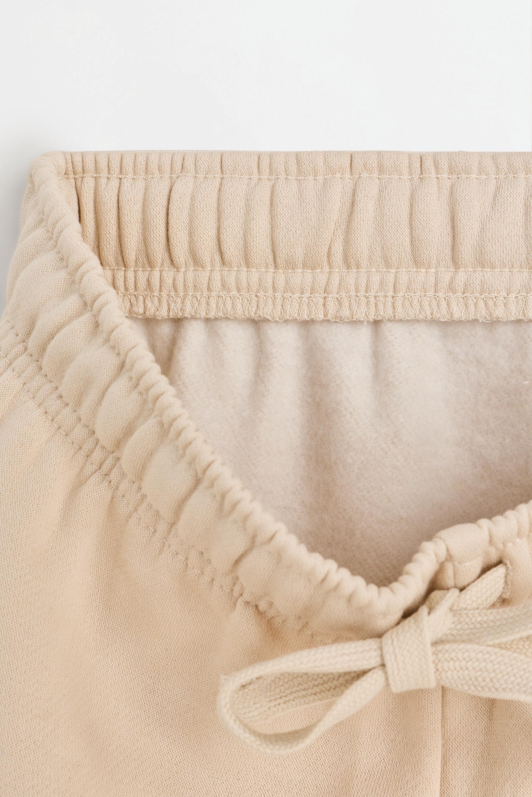 Basic tracksuit bottoms — MEDIUM ECRU