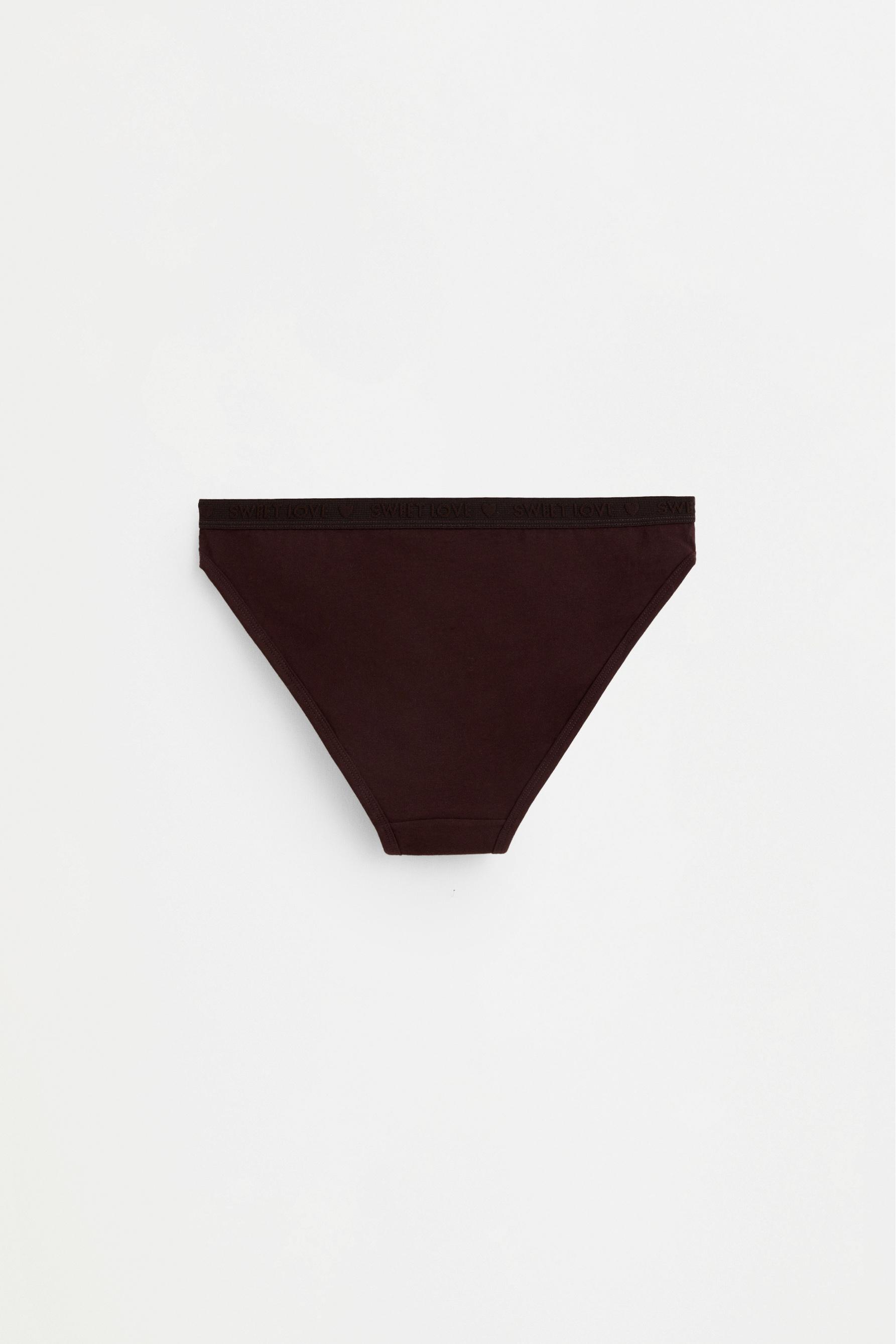 4-pack of classic cotton briefs — BROWN