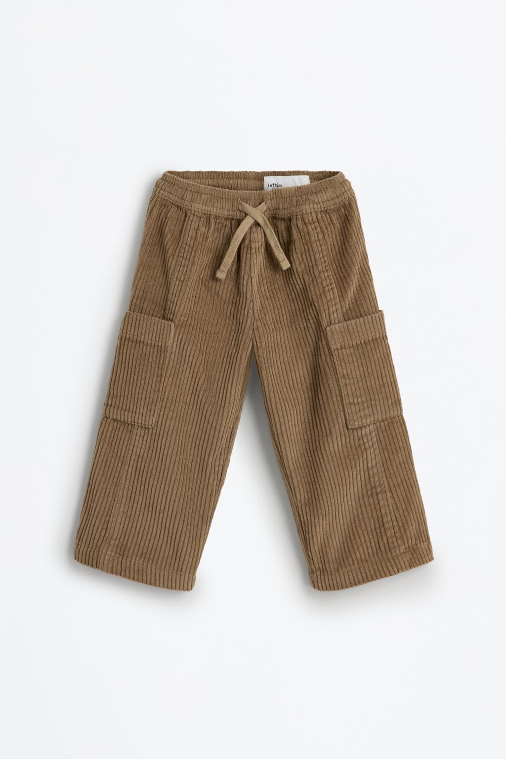 Corduroy cargo trousers