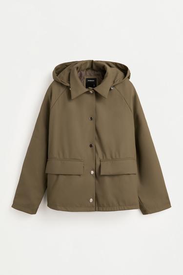 Rubberised parka — KHAKI 6
