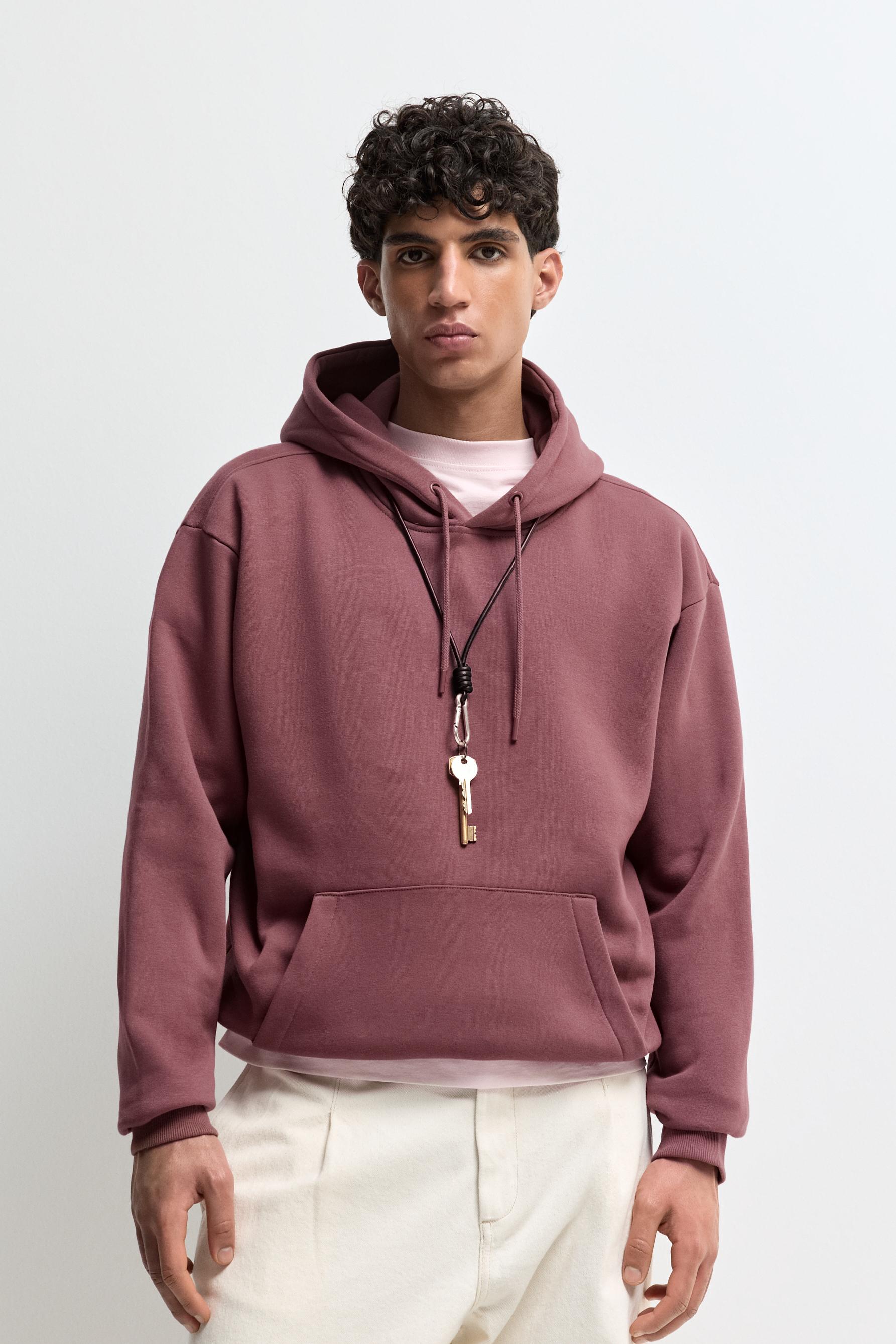 Sudadera básica capucha