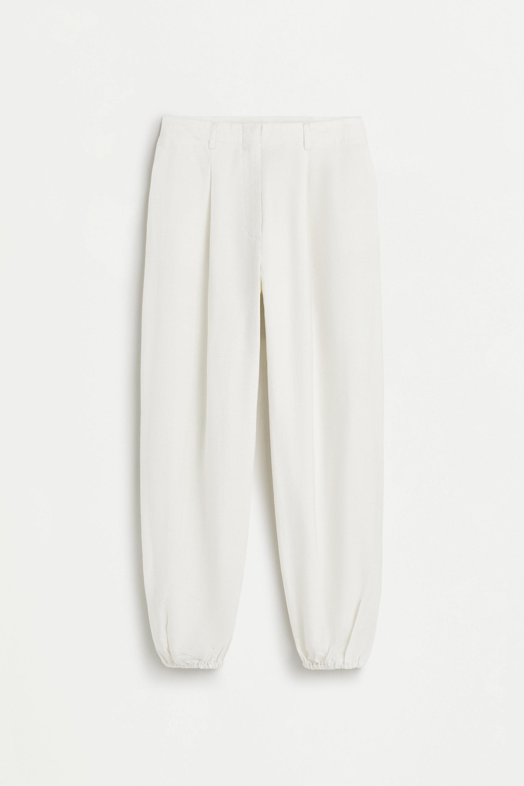 Rustic sarouel trousers — OFF WHITE