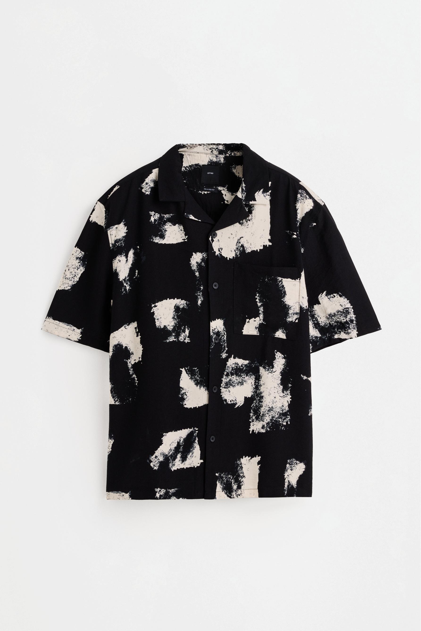 Resort shirt — BLACK