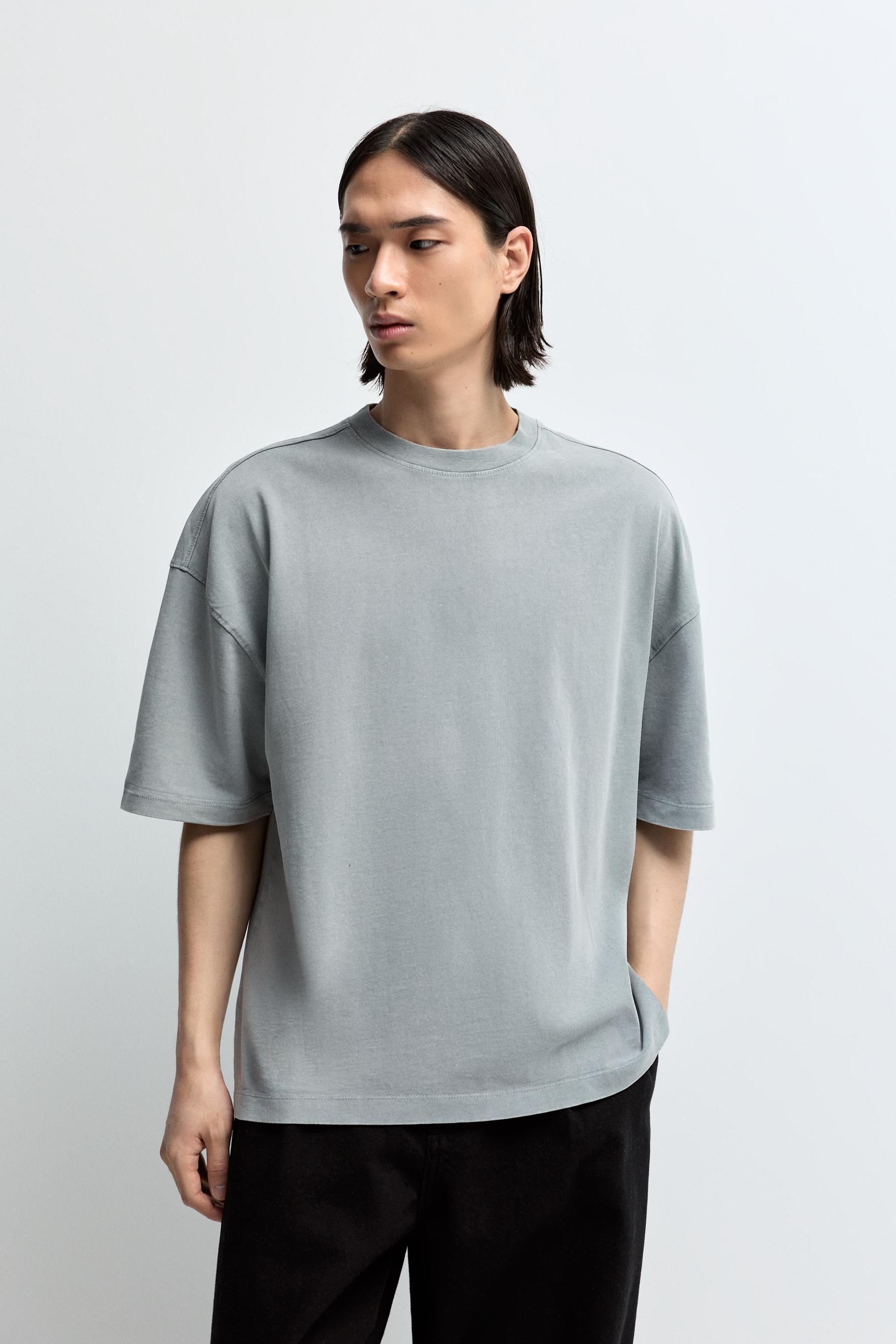 Camiseta efecto lavado heavy