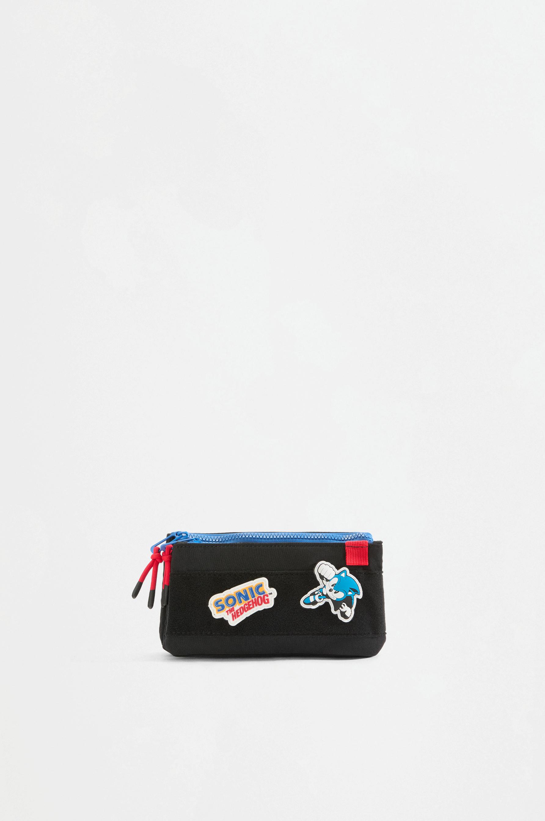 Triple SONIC™ | SEGA pencil case — BLACK