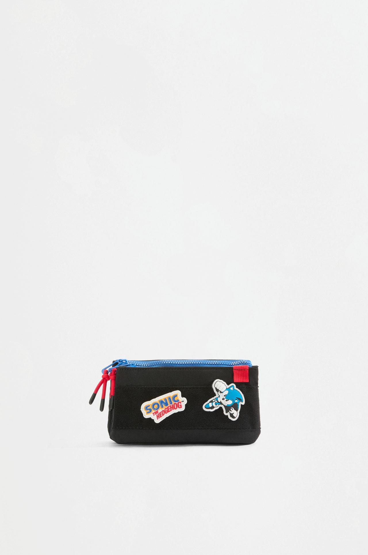 Triple SONIC™ | SEGA pencil case — BLACK