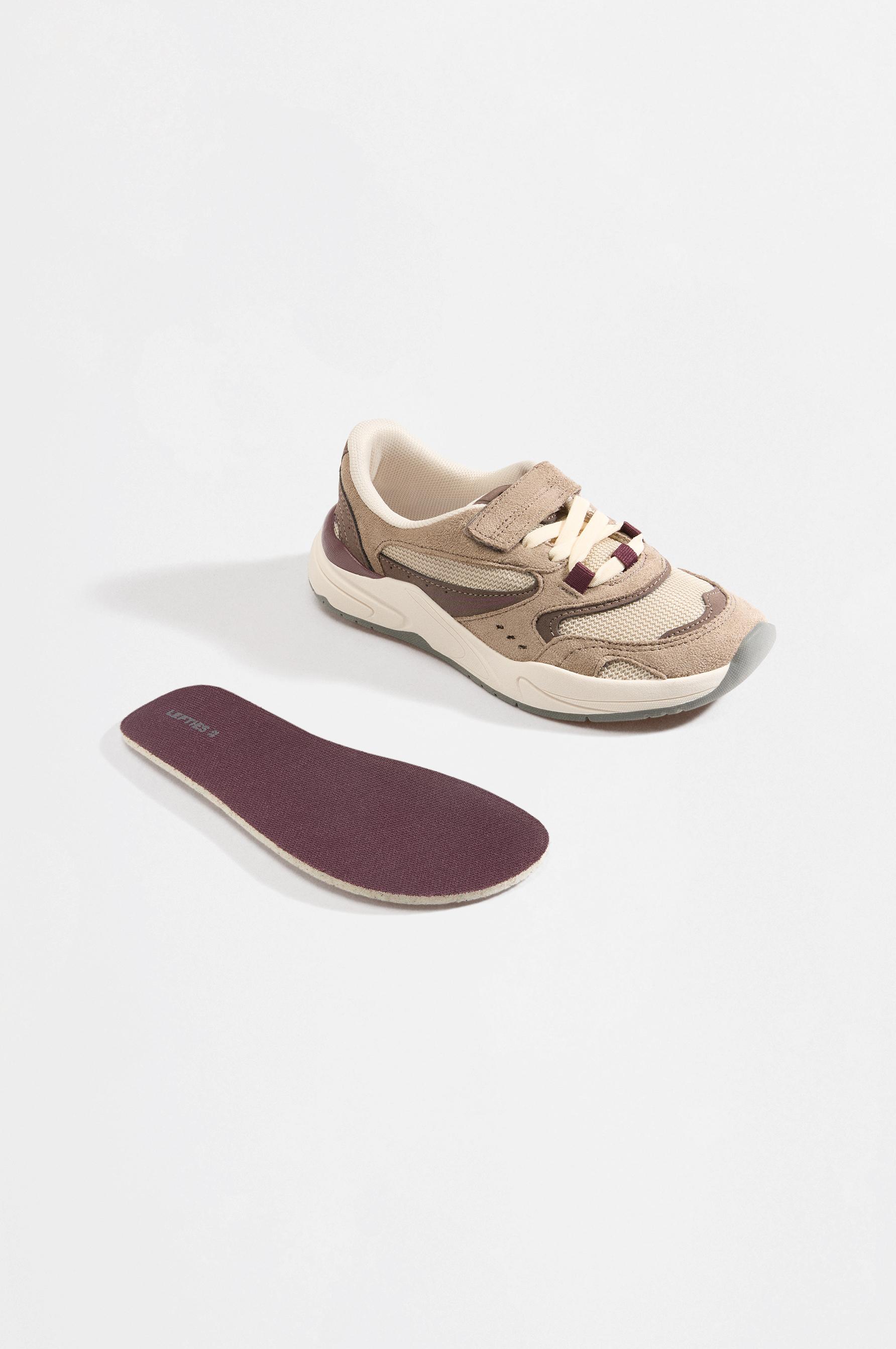 Barefoot multi-piece trainers — BROWNISH TONE