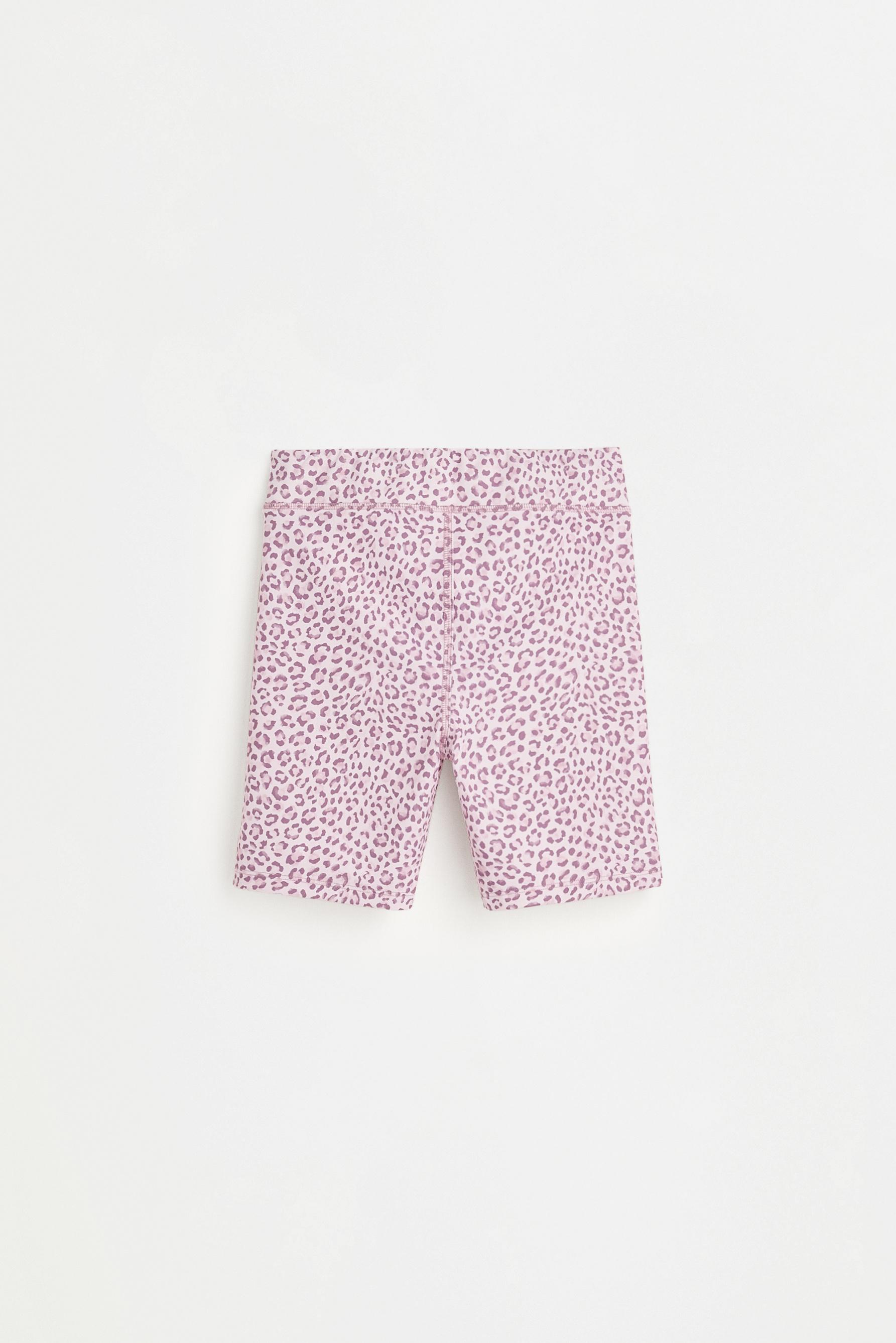 Printed cycling leggings — PINK