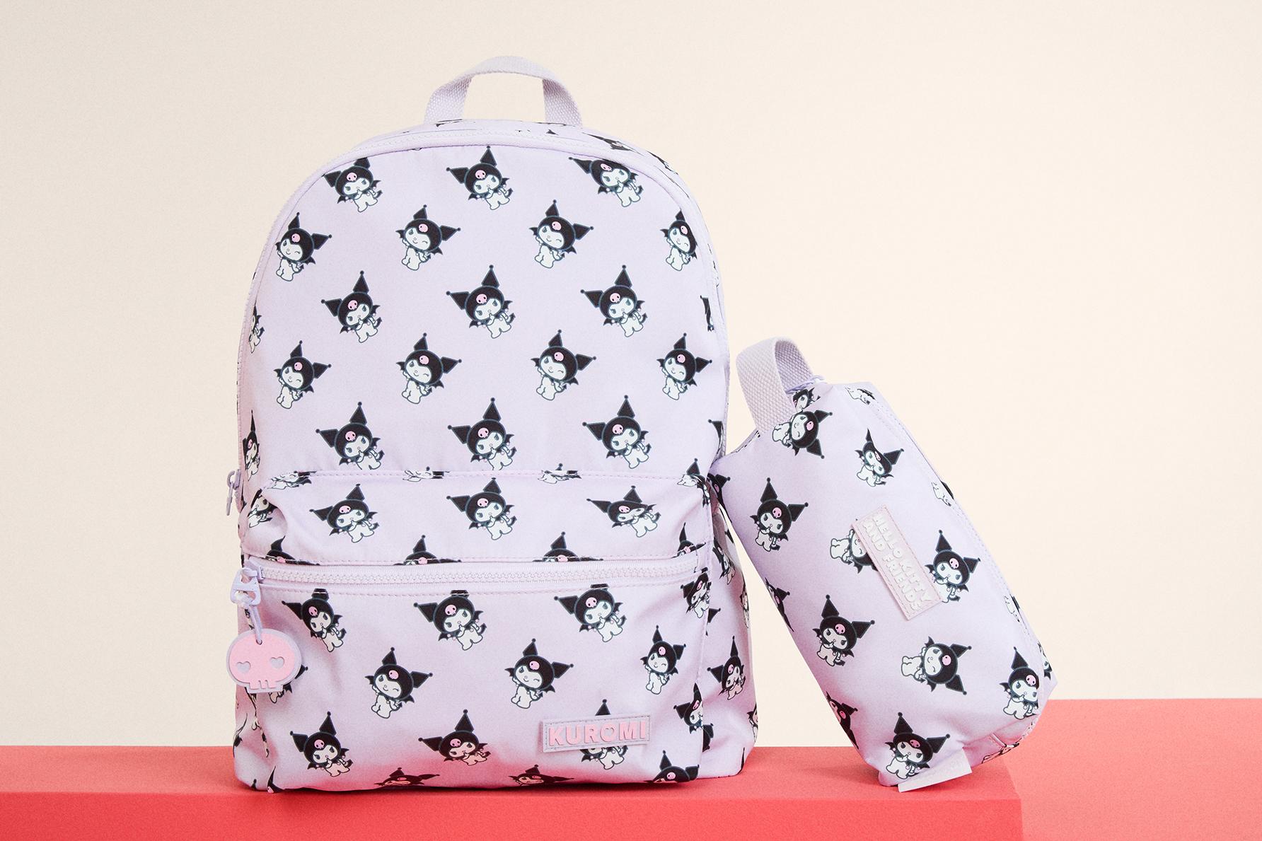 Kuromi Hello Kitty ©SANRIO school backpack — MAUVE