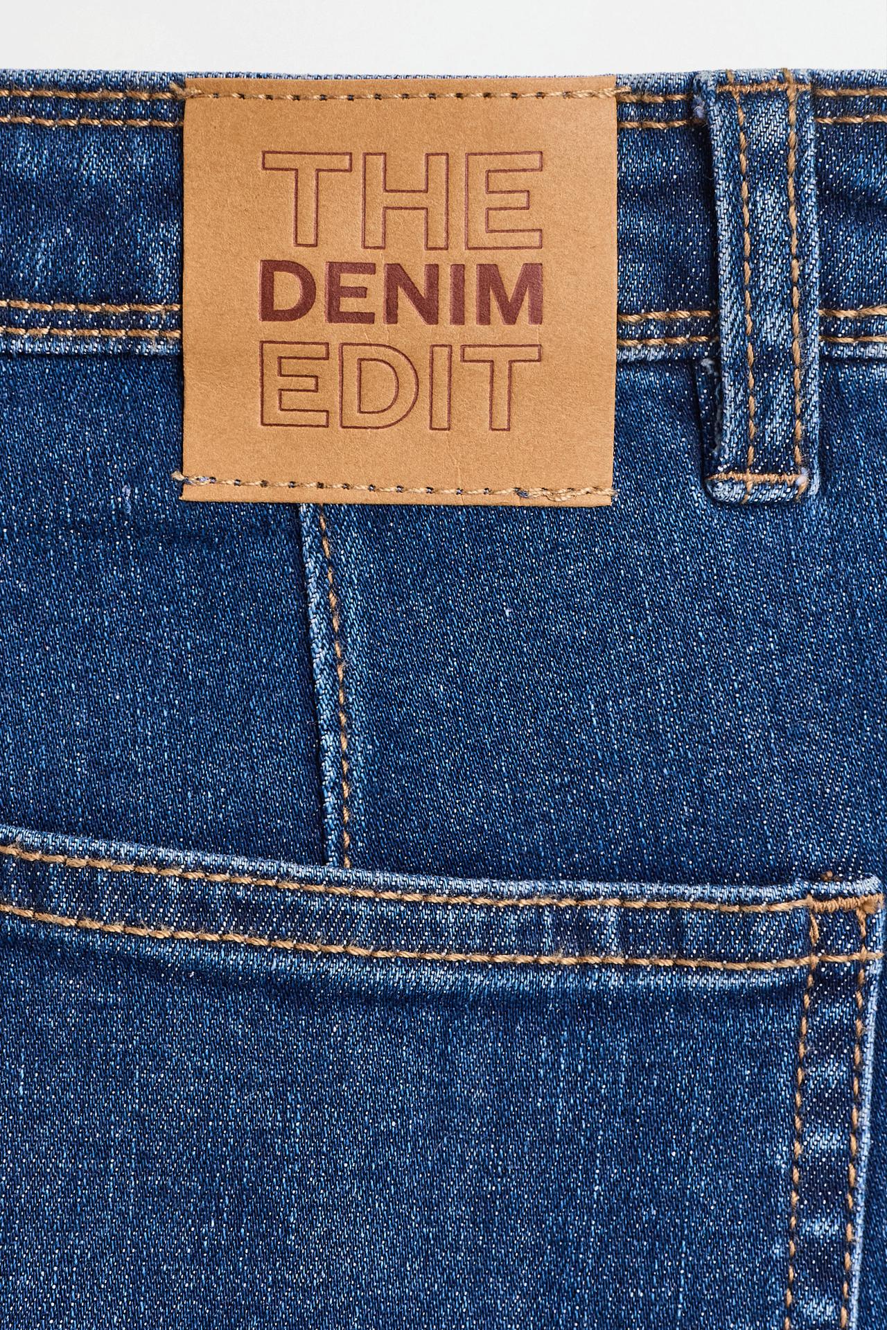 Wide-leg marine jeans — NAVY