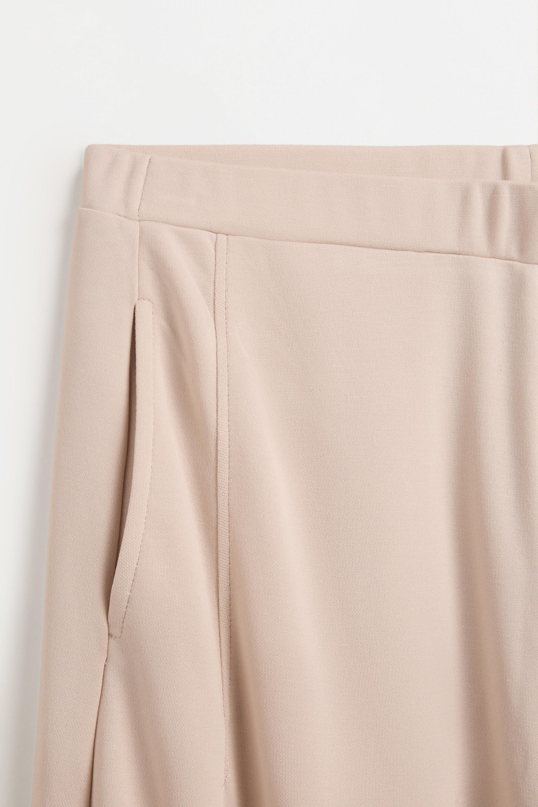 Split detail culottes — MINK