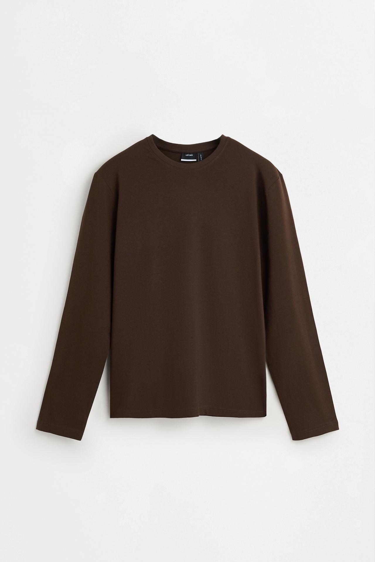 Basic long sleeve T-shirt — CHOCOLATE