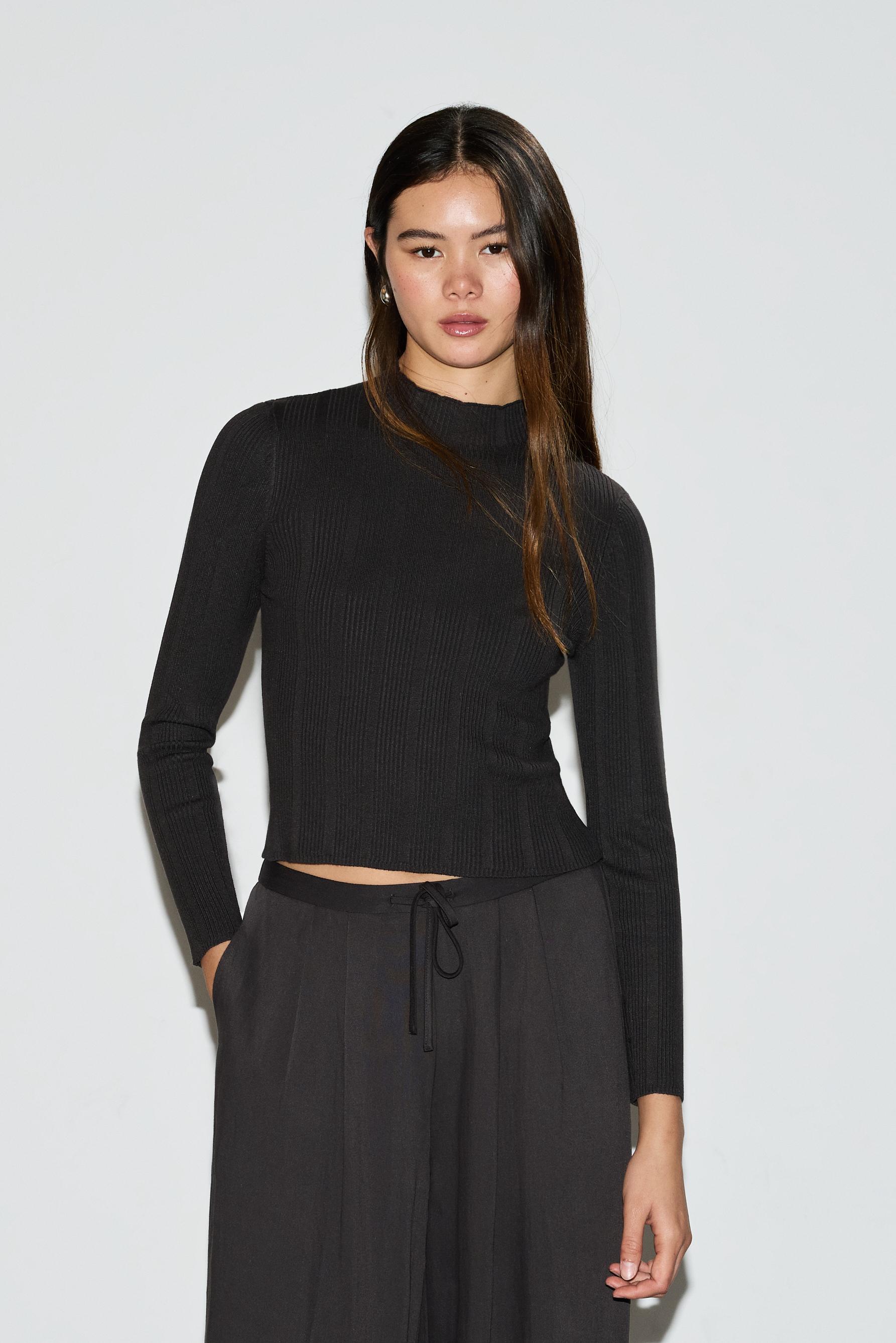 Jersey canalé cuello perkins