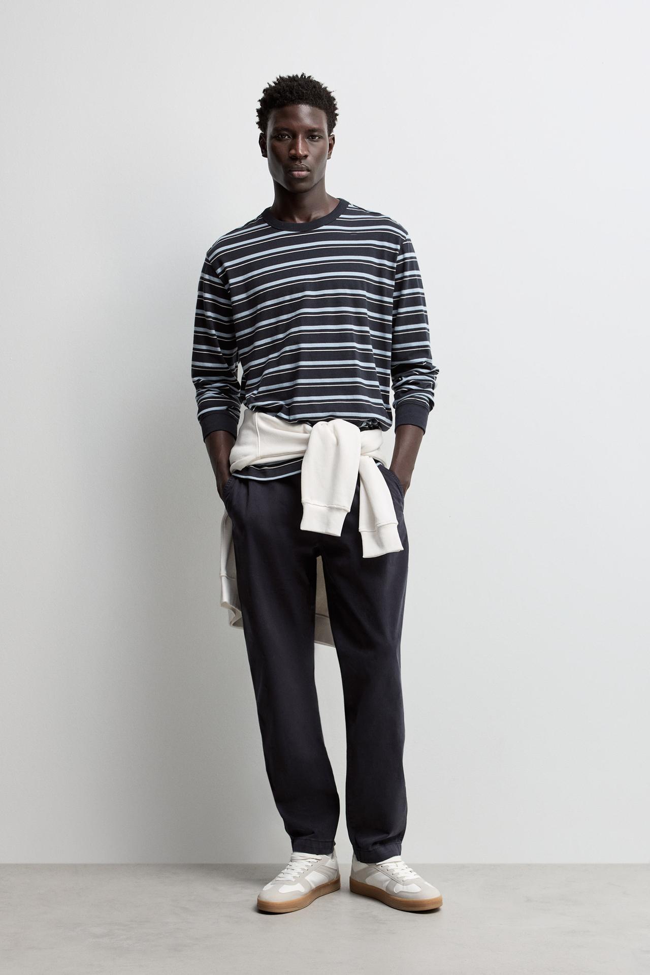 Slim fit joggers — DARK BLUE