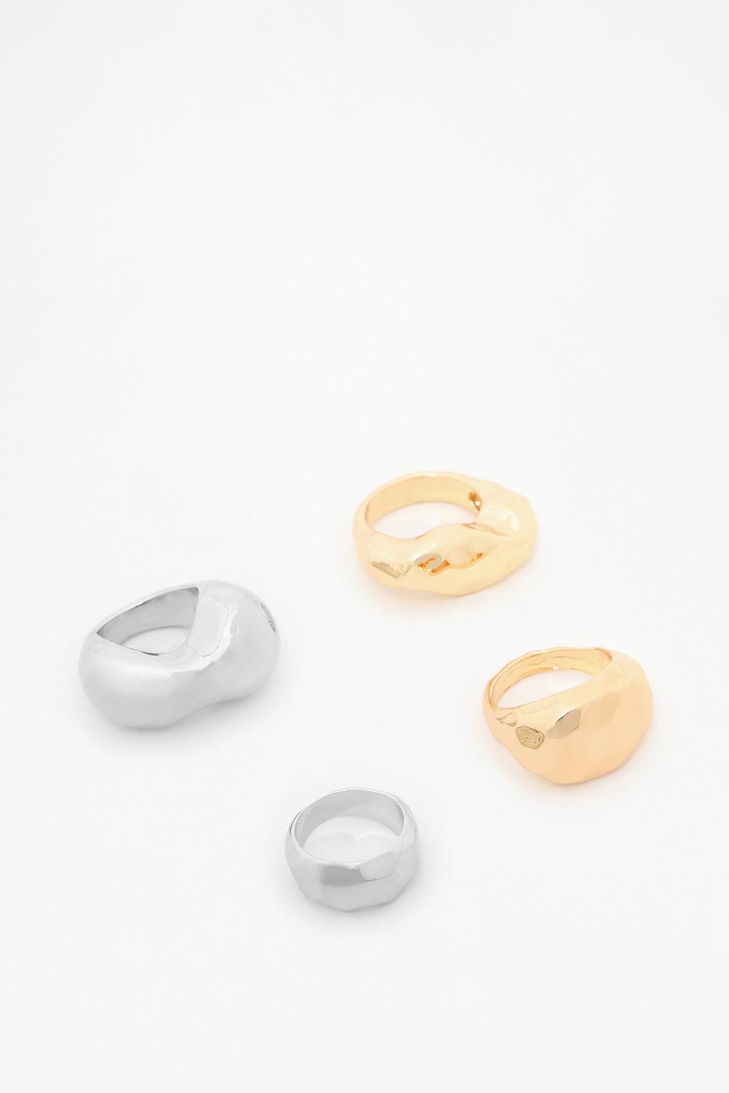 4-pack of contrast rings