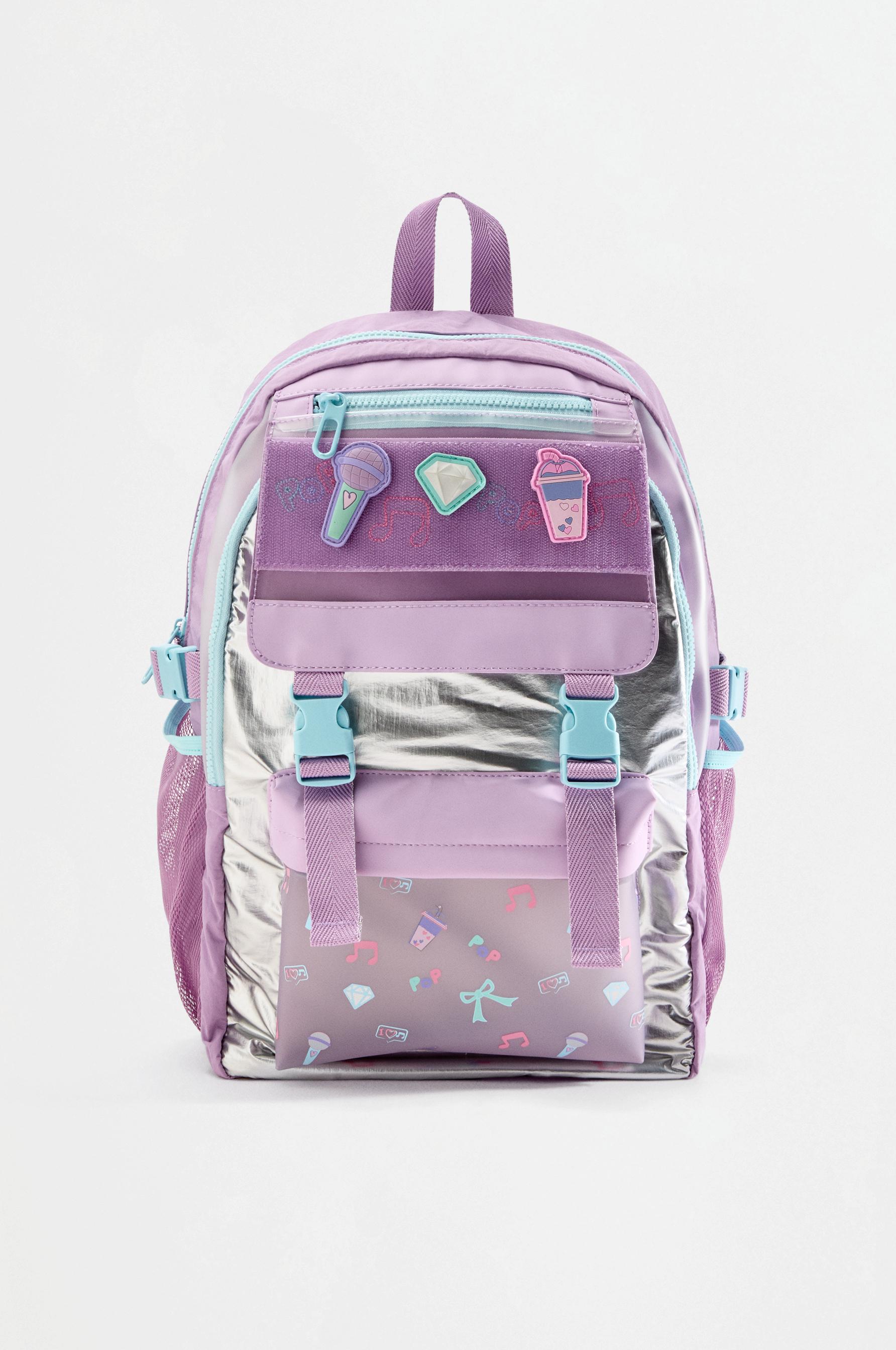 Multi-pocket pop backpack — Tan
