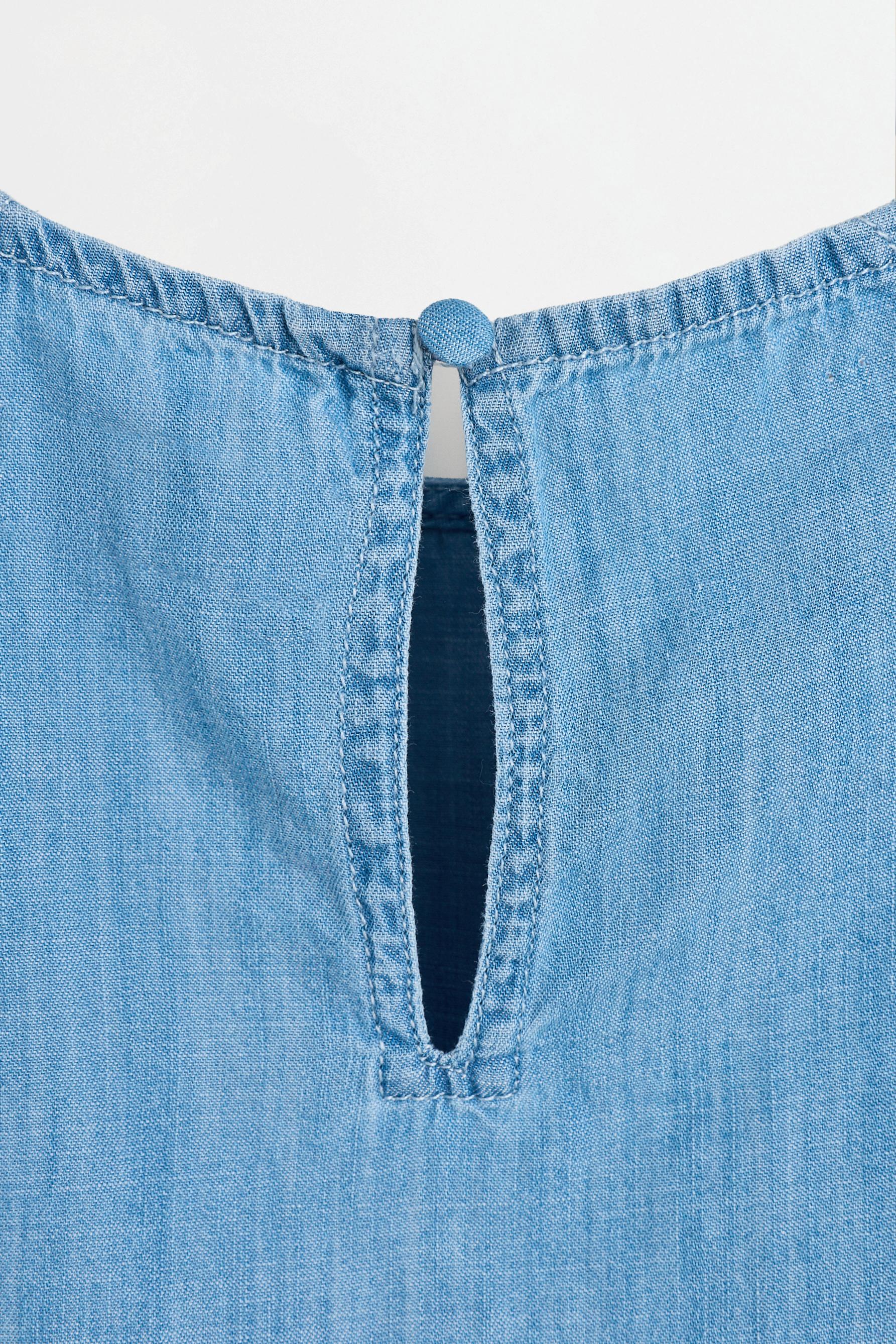 Denim top — PALE BLUE