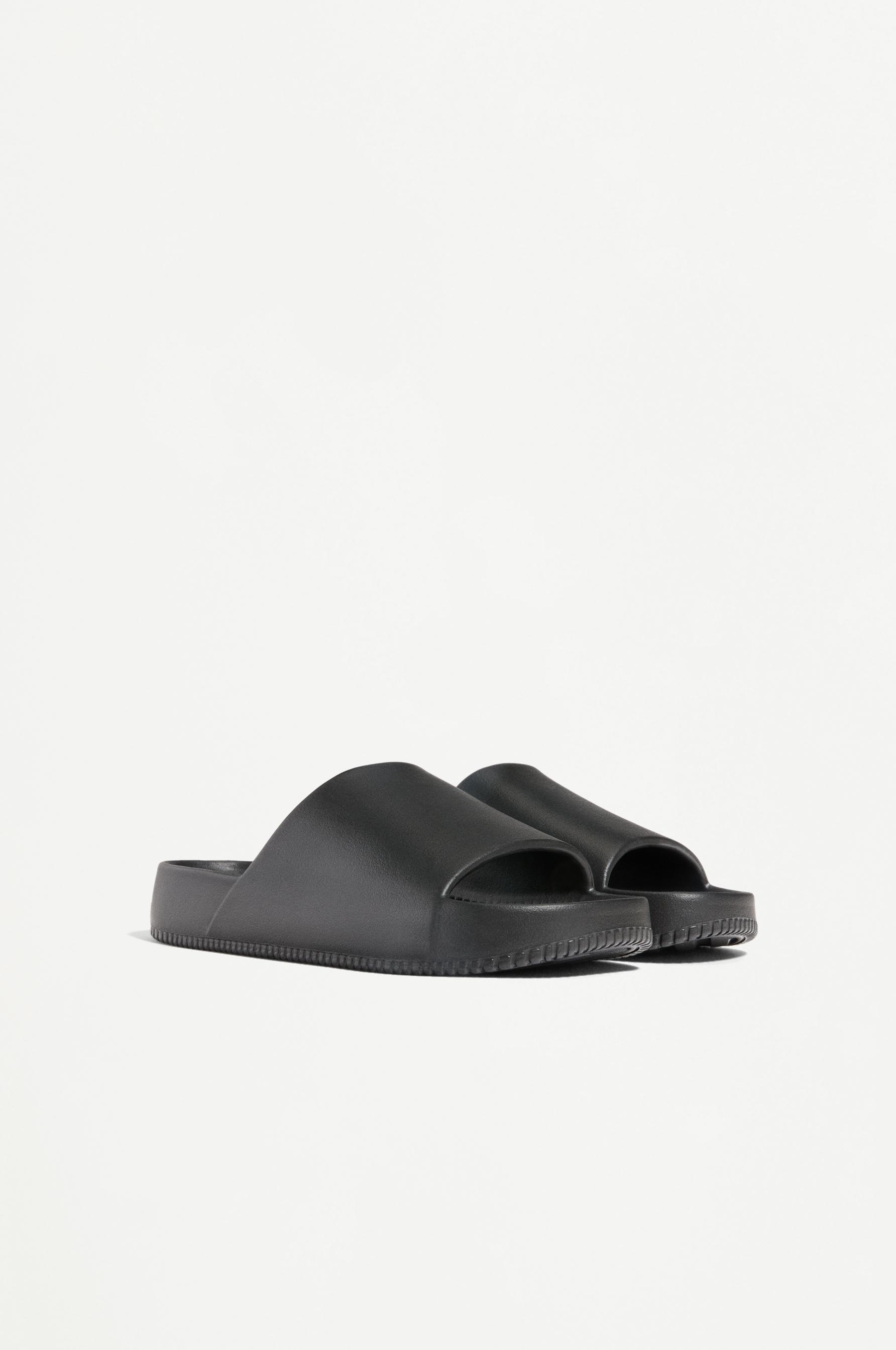 Men's comfort bath sandals — BLACK