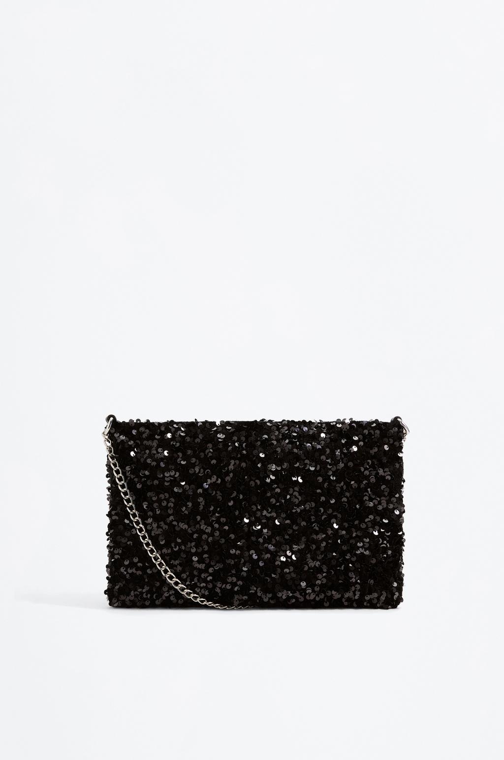 Sequin shoulder bag