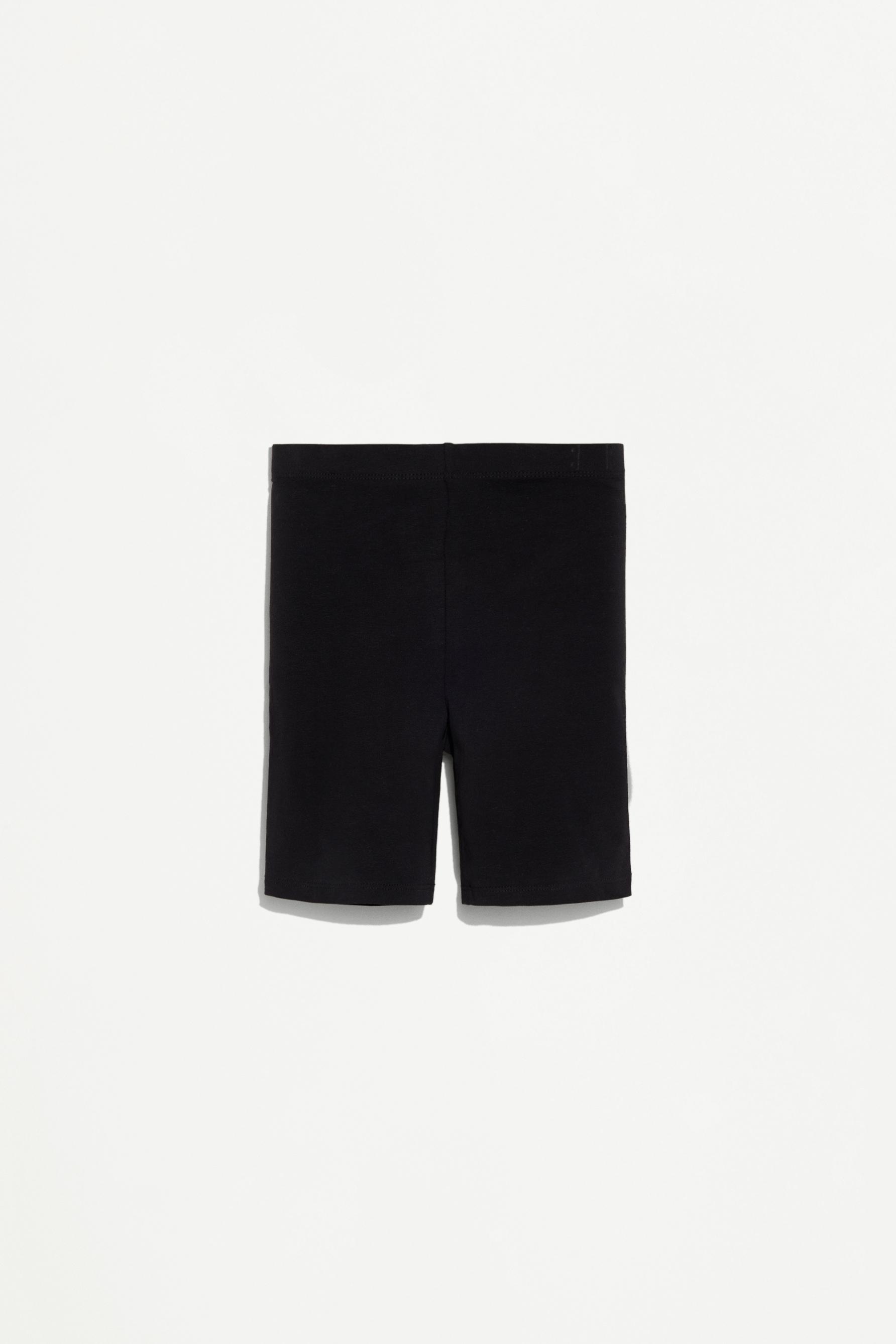Pack of 2 plain cycling leggings — BLACK