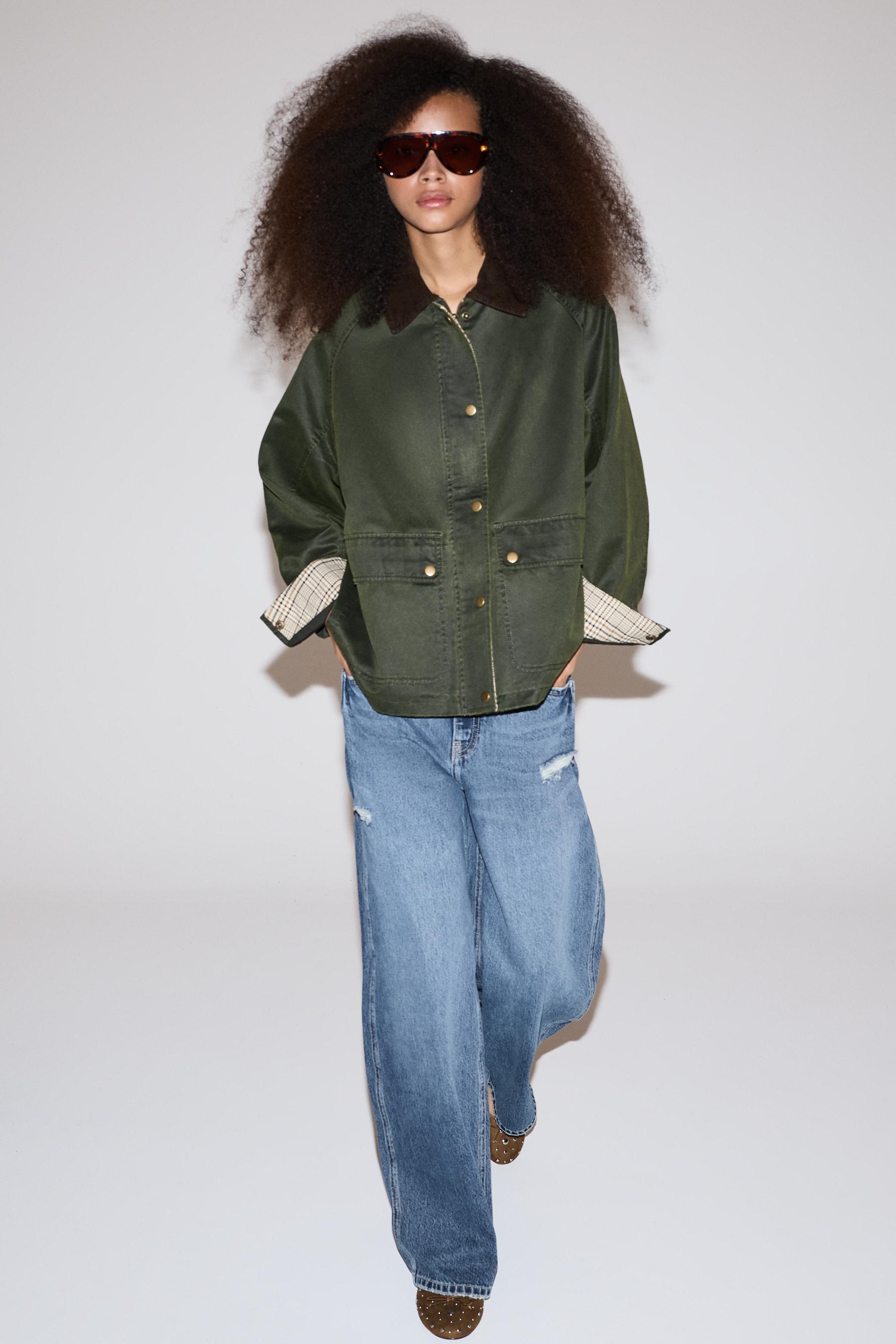 Distressed baggy jeans — INK BLUE