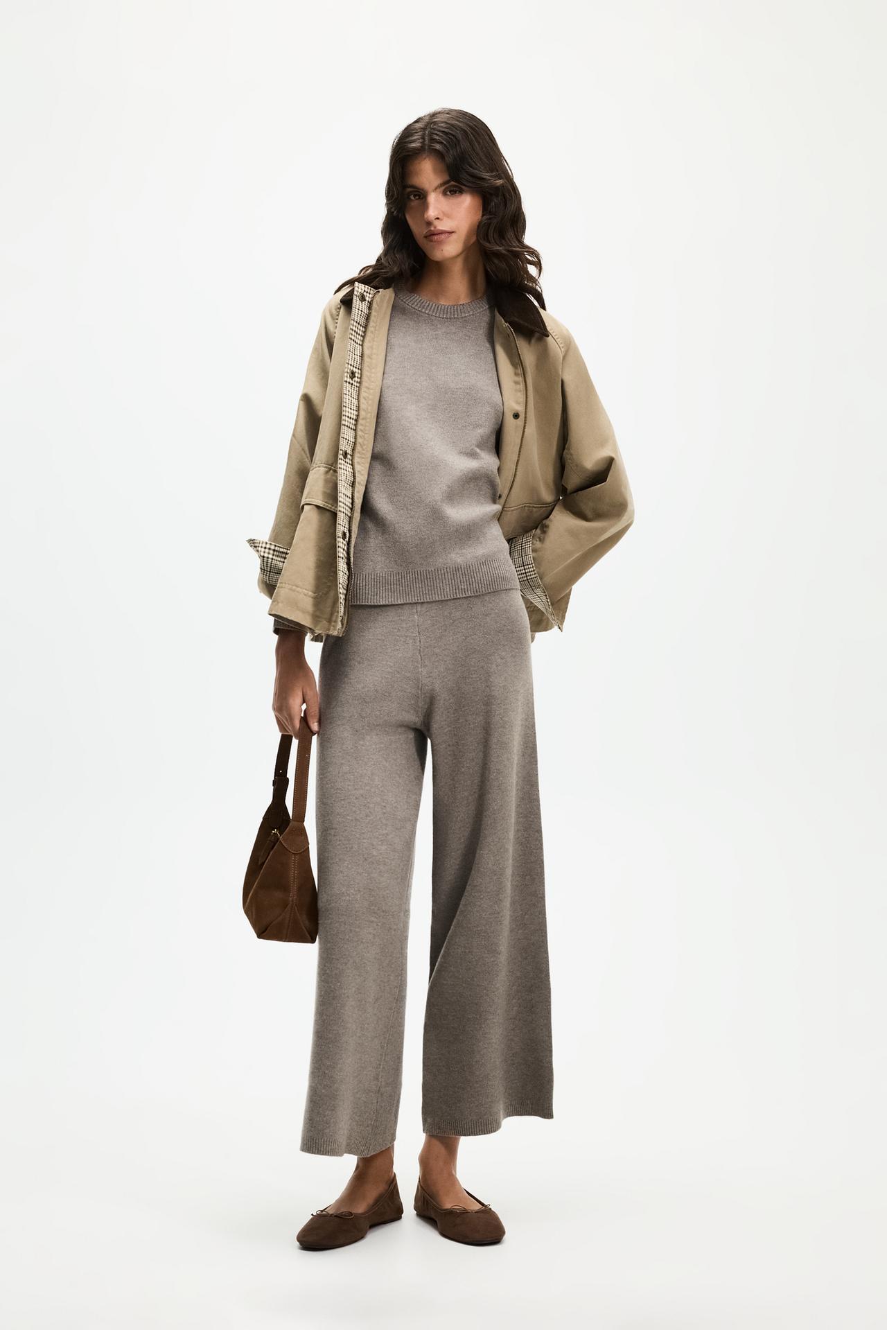 Basic sweater — TAUPE BROWN