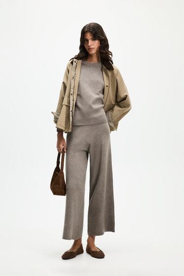 Basic sweater — TAUPE BROWN 2