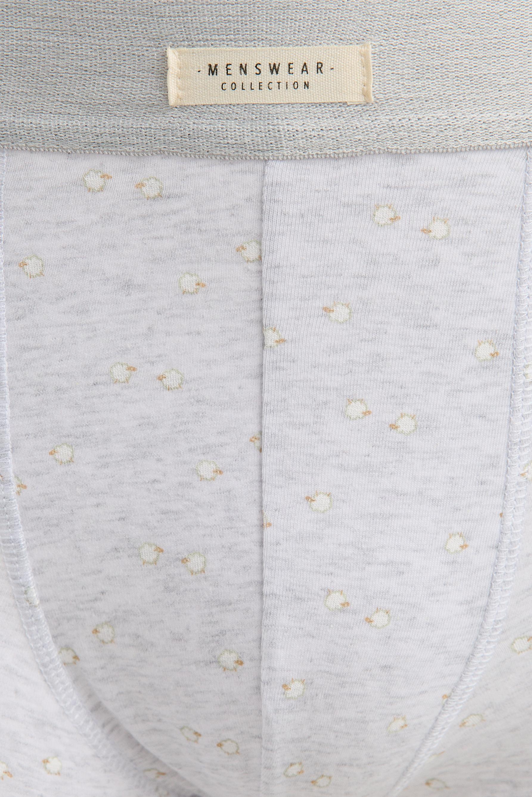 Mixed Boxer Briefs (5-Pack) — WHITE