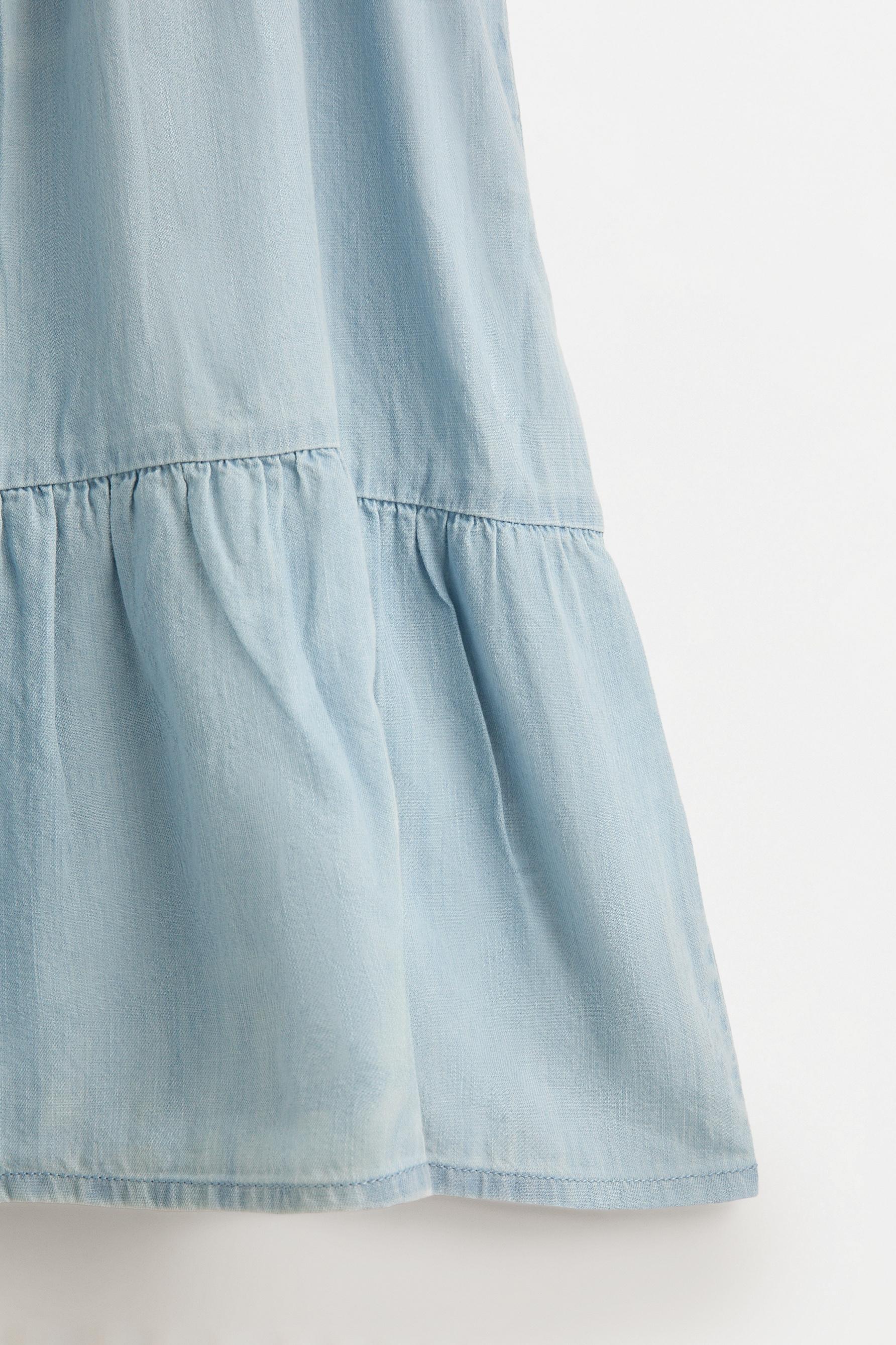 Lightweight denim dress — FADED BLUE