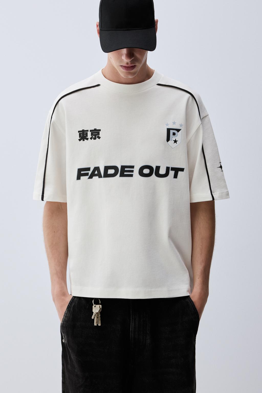 Printed boxy fit T-shirt