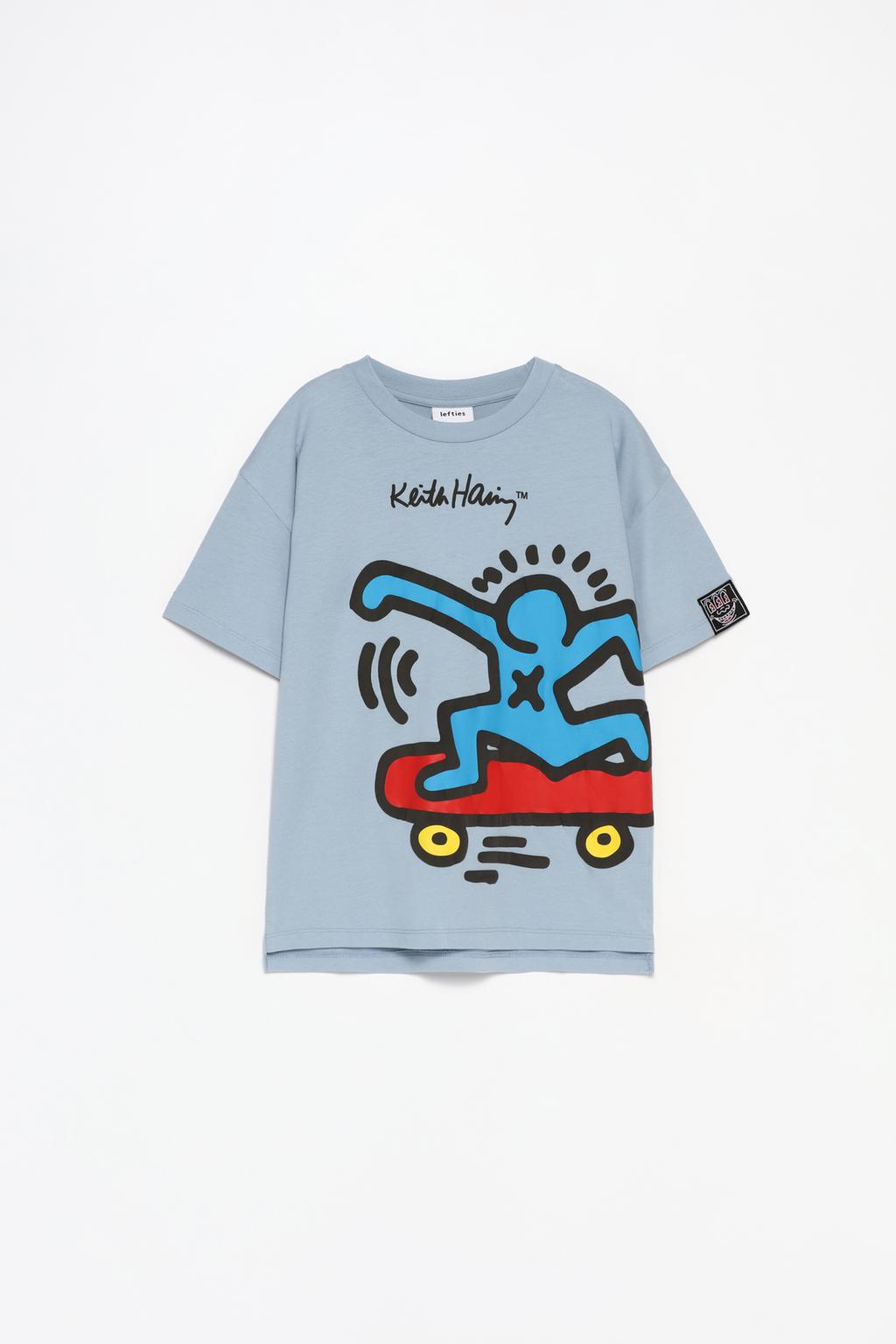 Tricou Keith Haring™ cu skateboard