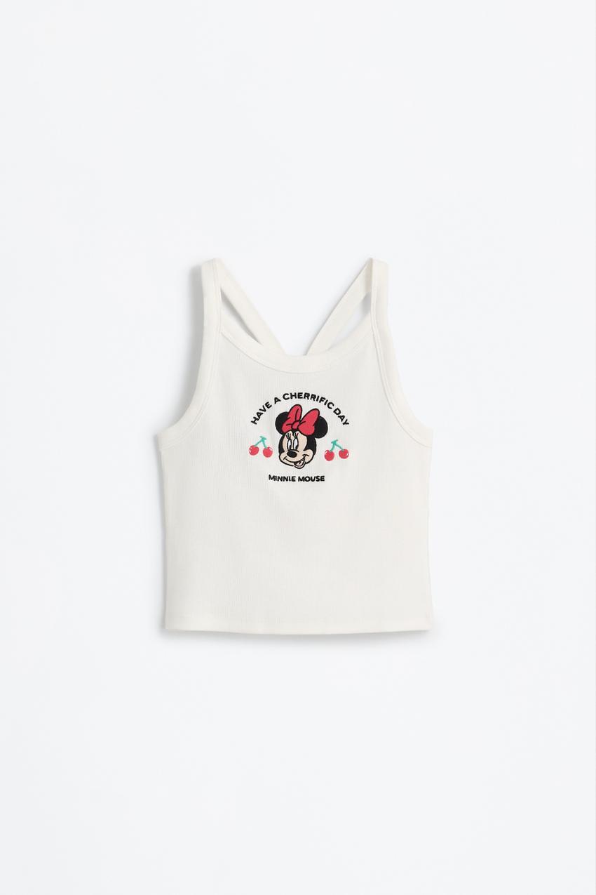 Top Minnie Mouse ©Disney canalé Leggings ROPA Bebé Niña