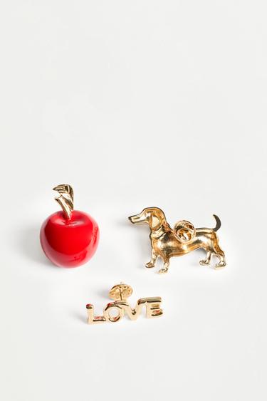 Assorted Pins (3-Pack) — RED 3