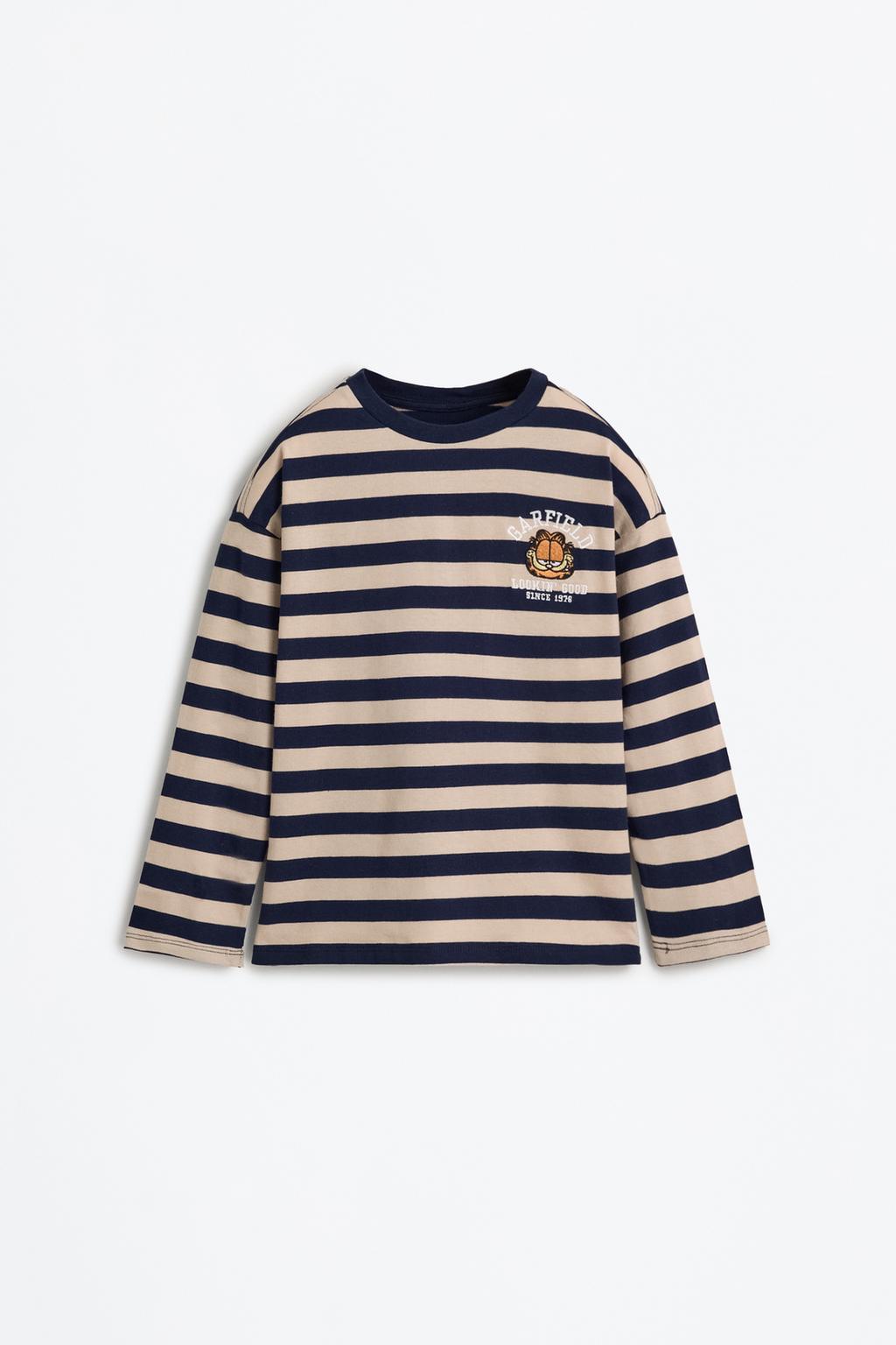 Garfield ©Nickelodeon striped T-shirt