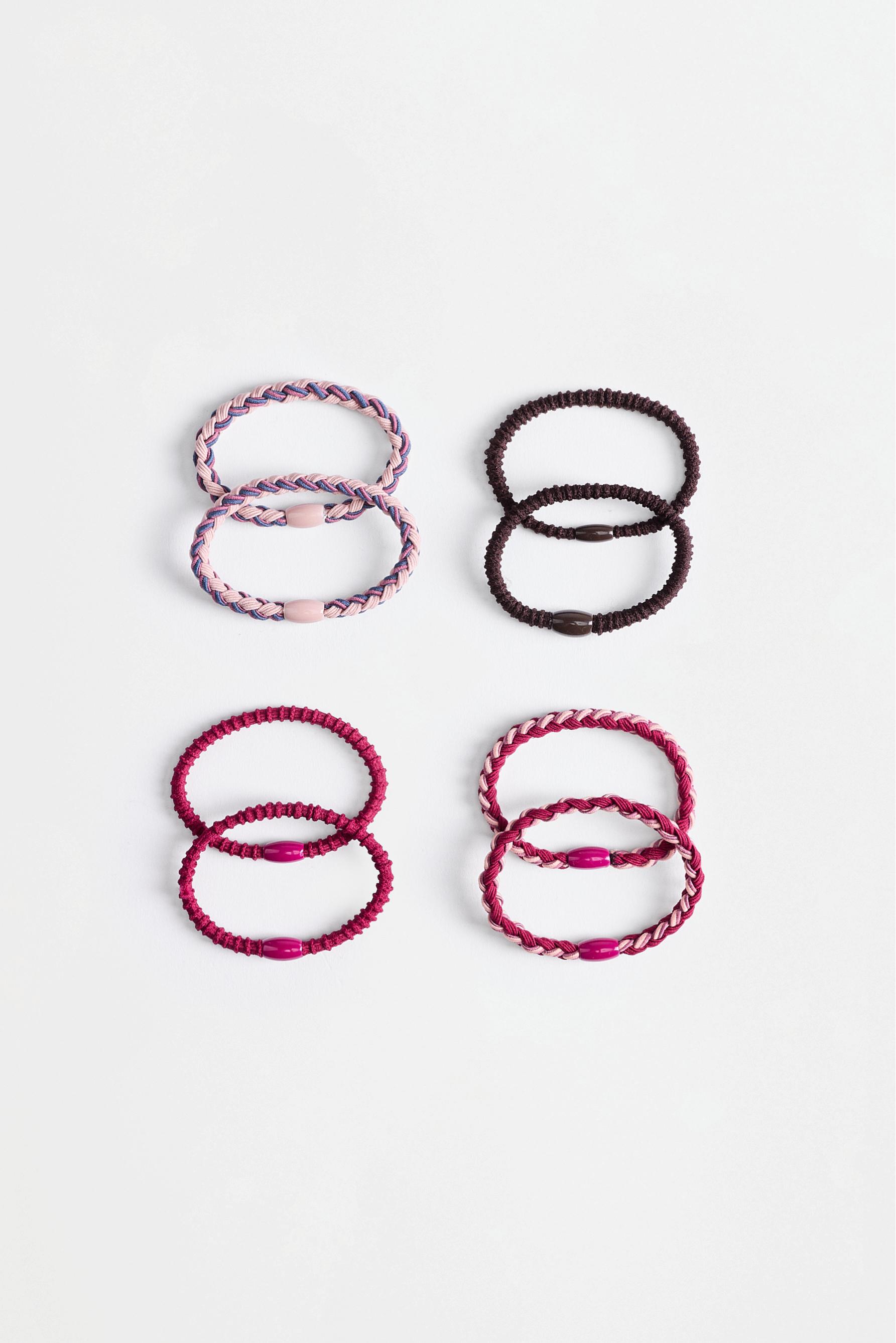 Hair ties (8-pack) — VARIOUS