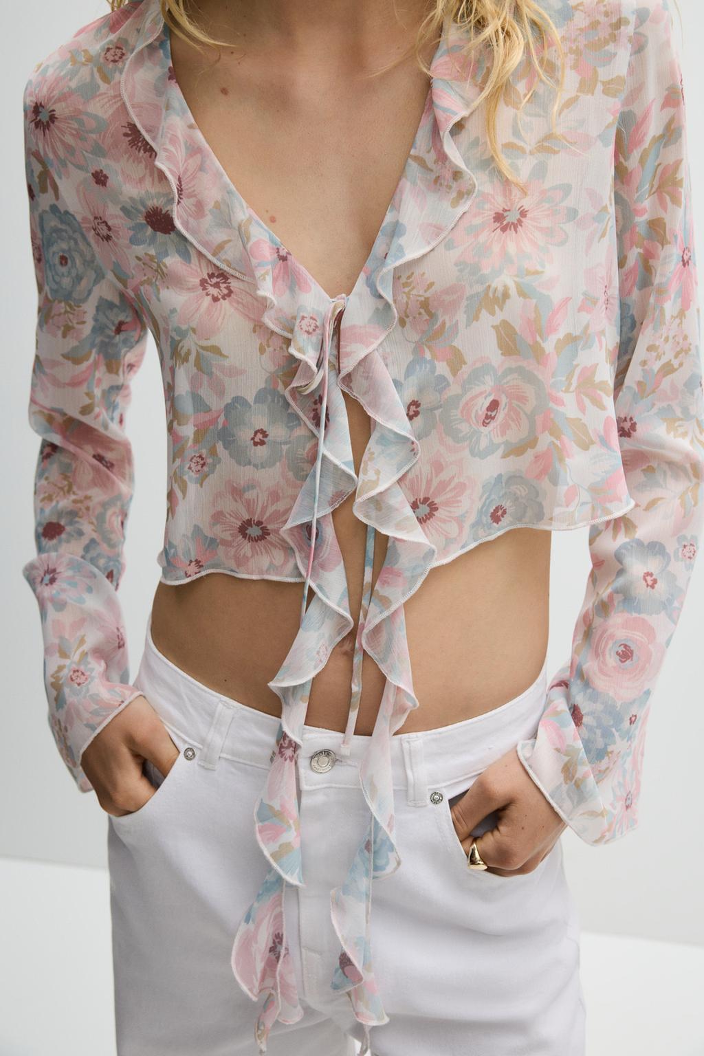 Camisa volantes