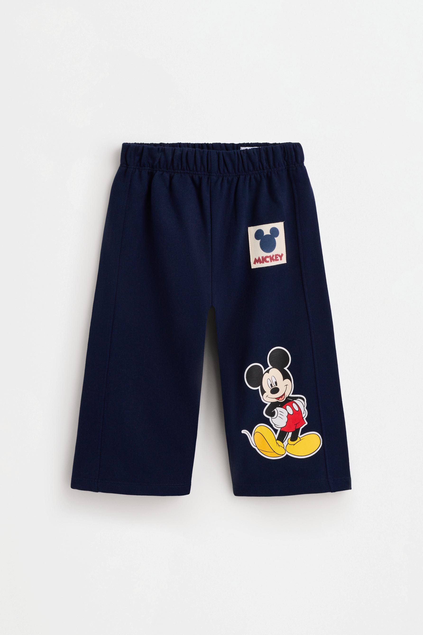 Mickey Mouse ©Disney polo and plush joggers co-ord — ECRU