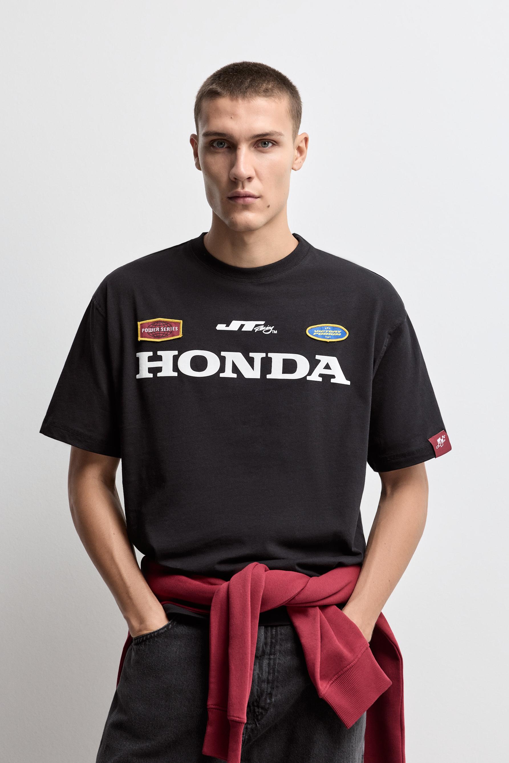 Honda patch T-shirt — ANTHRACITE GREY
