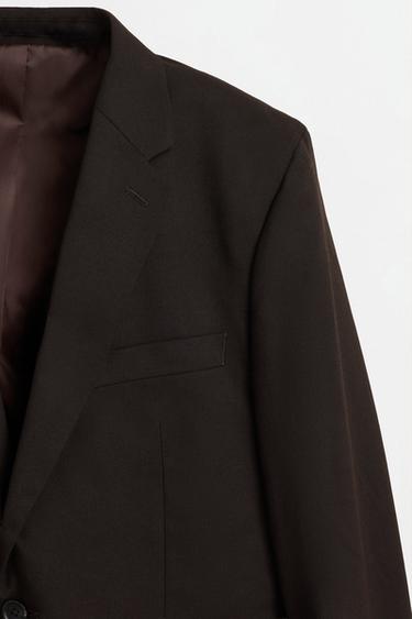 Suit blazer — BROWN 7