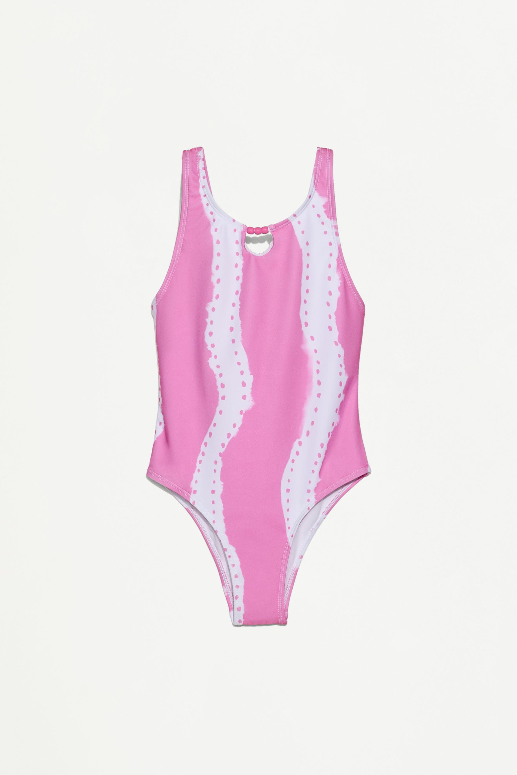 Bañador tie dye abalorios