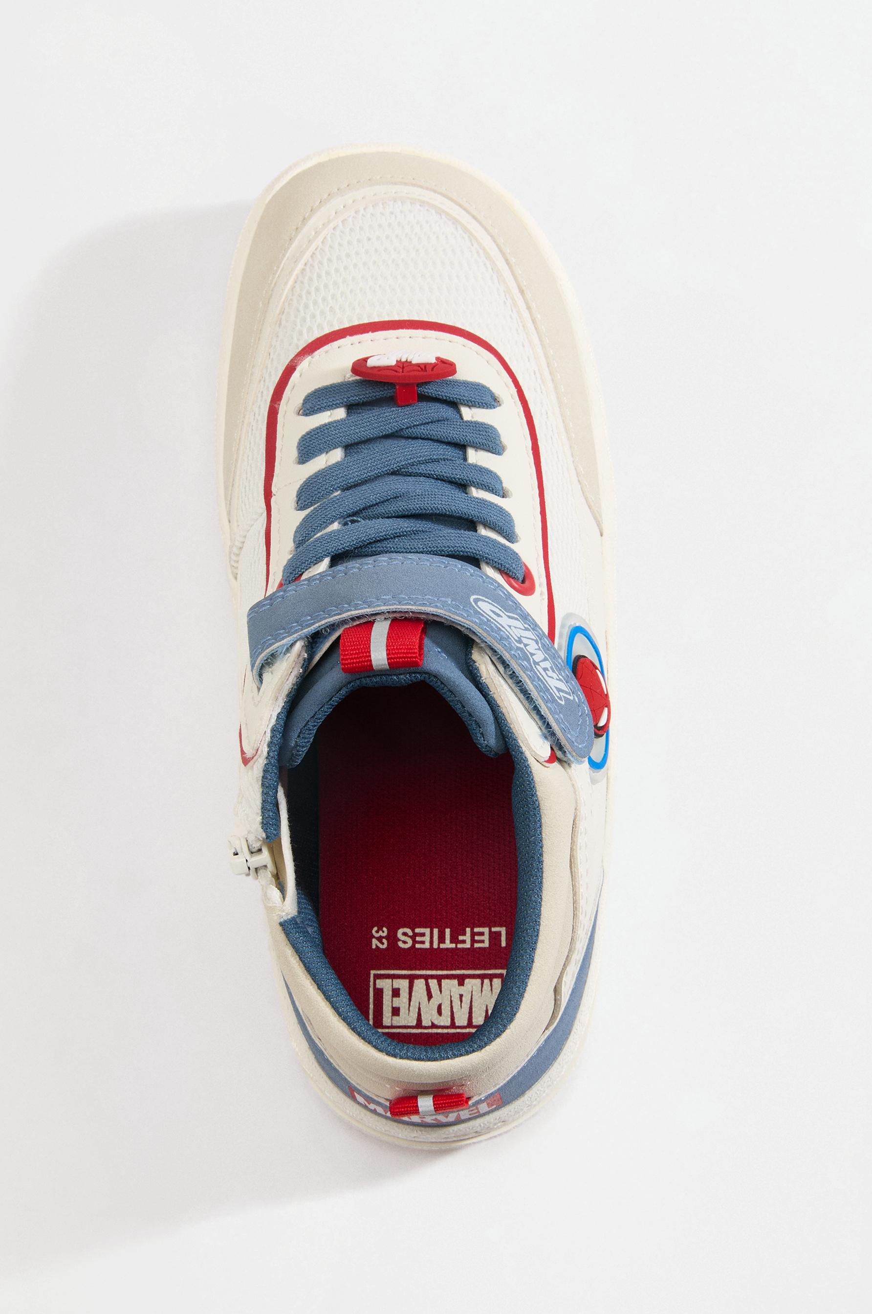 Spiderman ©Marvel Barefoot Basketball Sneakers — WHITE