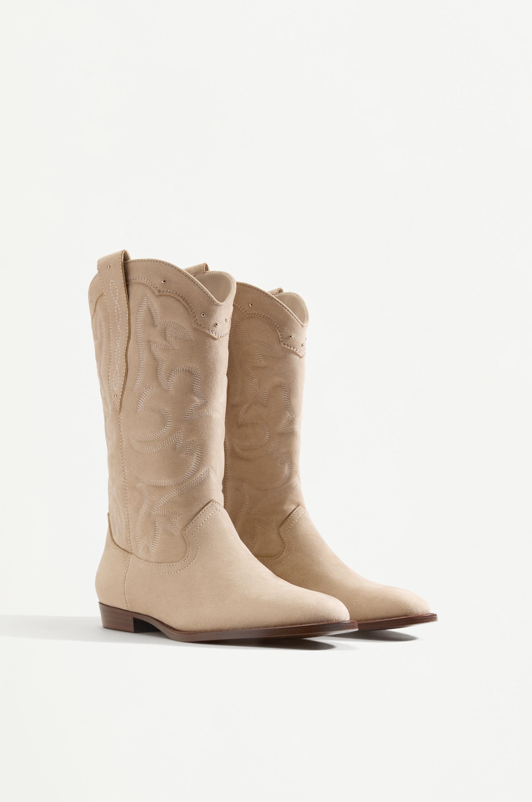 Cowboy boots — BROWN