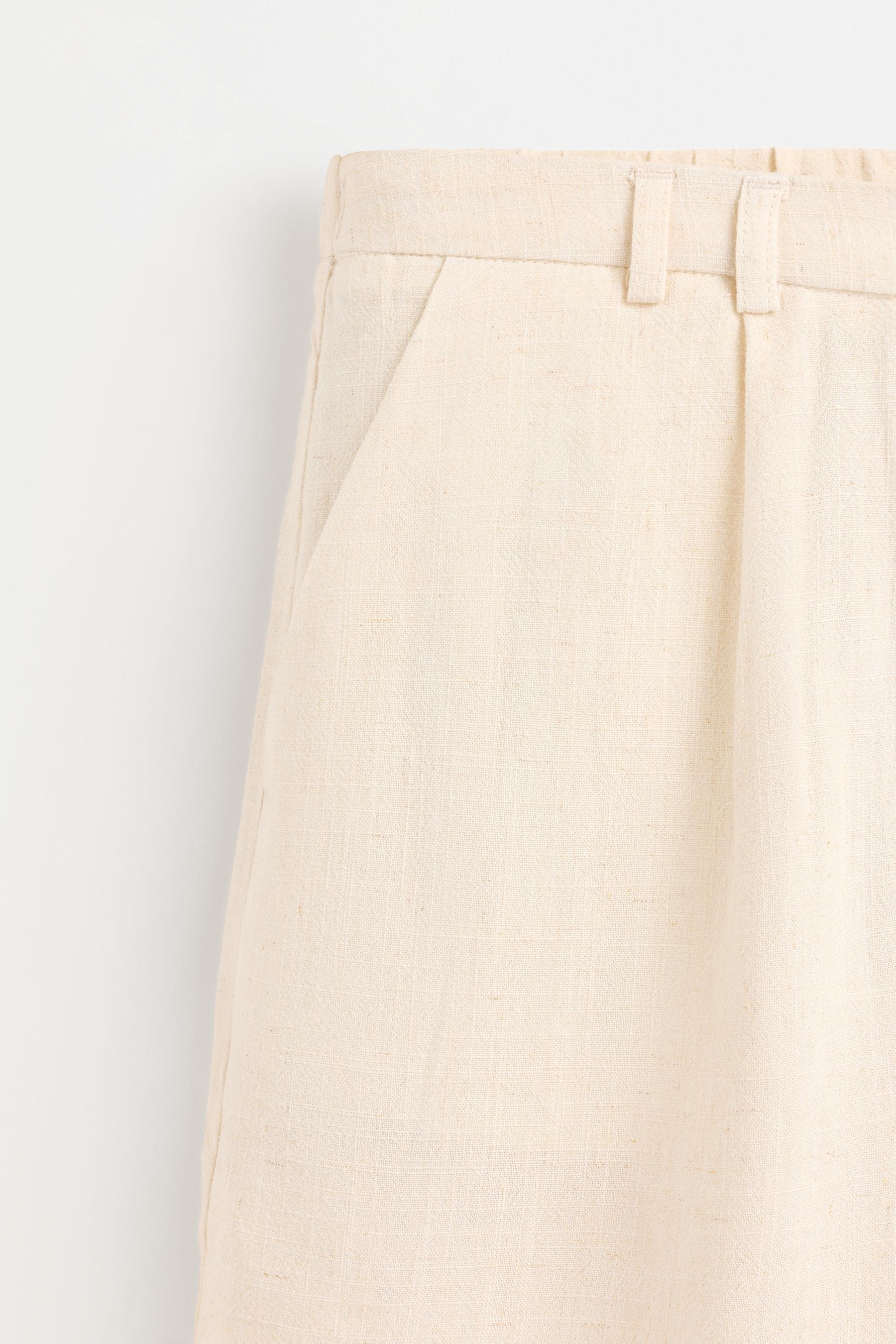 Rustic Bermuda shorts — BEIGE