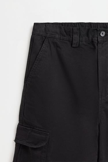 Baggy cargo trousers — BLACK 7