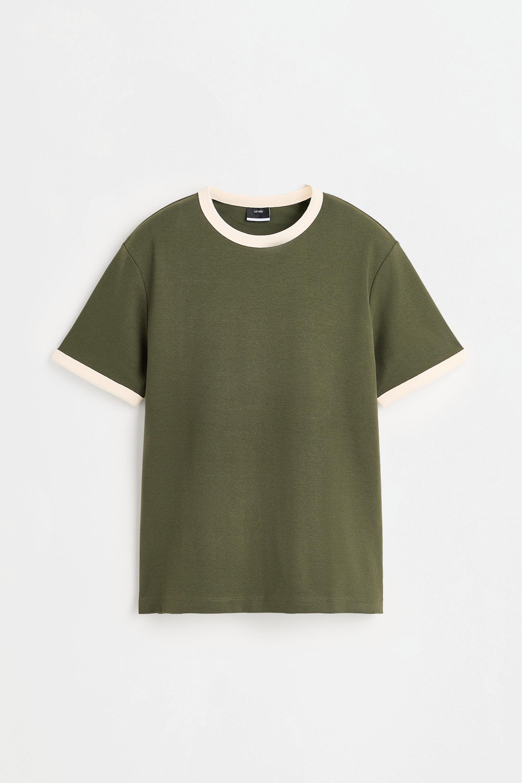 Contrast T-shirt — PALE GREEN