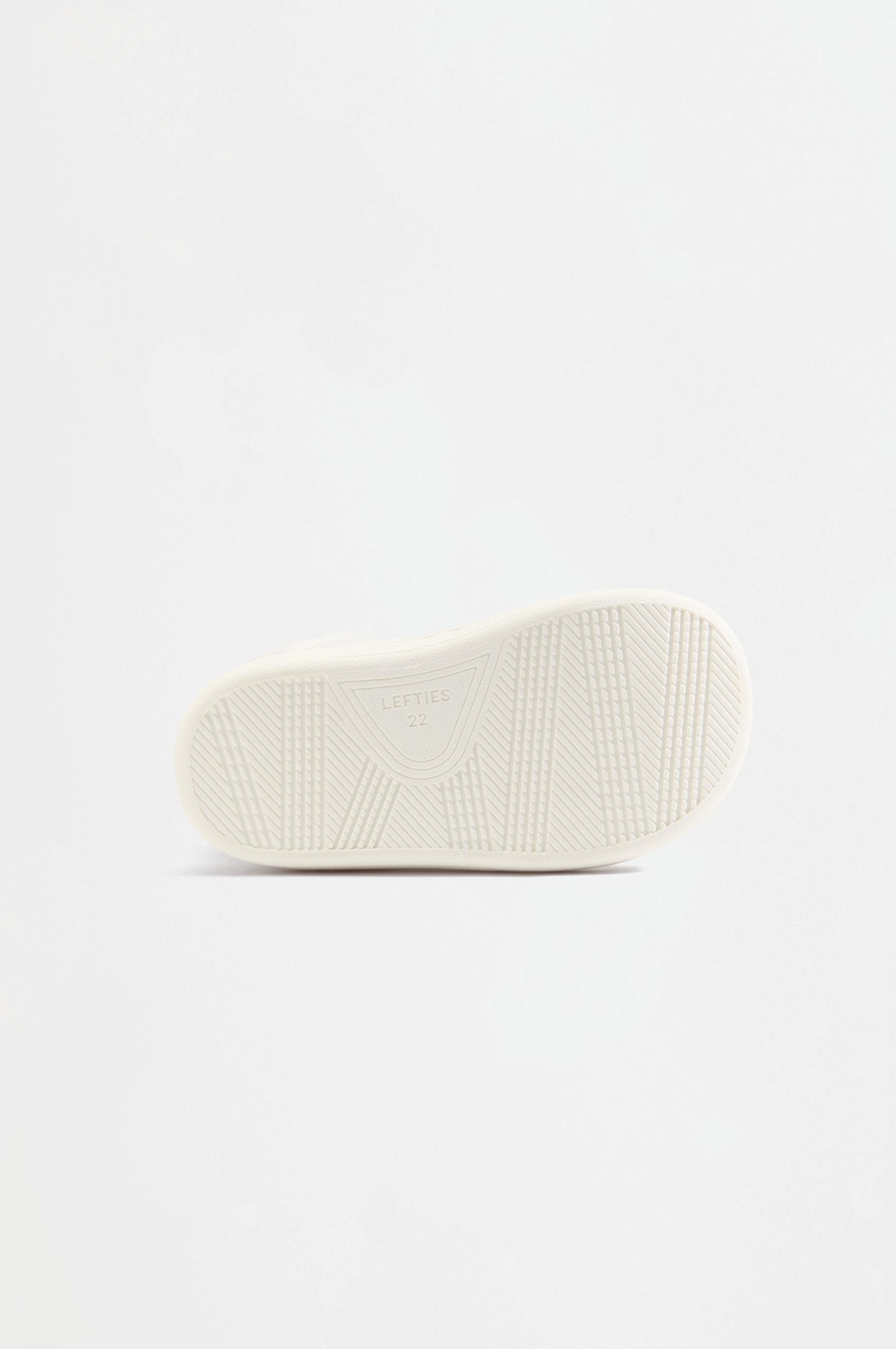 Barefoot leather sneakers — WHITE